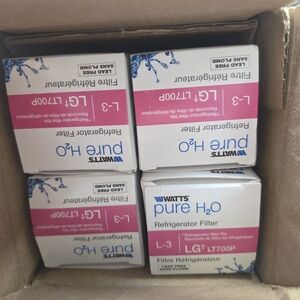 4 Watts Water Filter L-3 Compatible With LG LT700P White 0958806 NEW